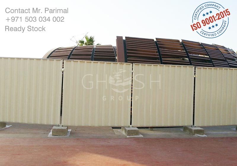 Temporary fencing Dubai Sharjah, Ajman, Abu Dhabi, Ras Al-Khaimah, Al'Ain, Fujairah